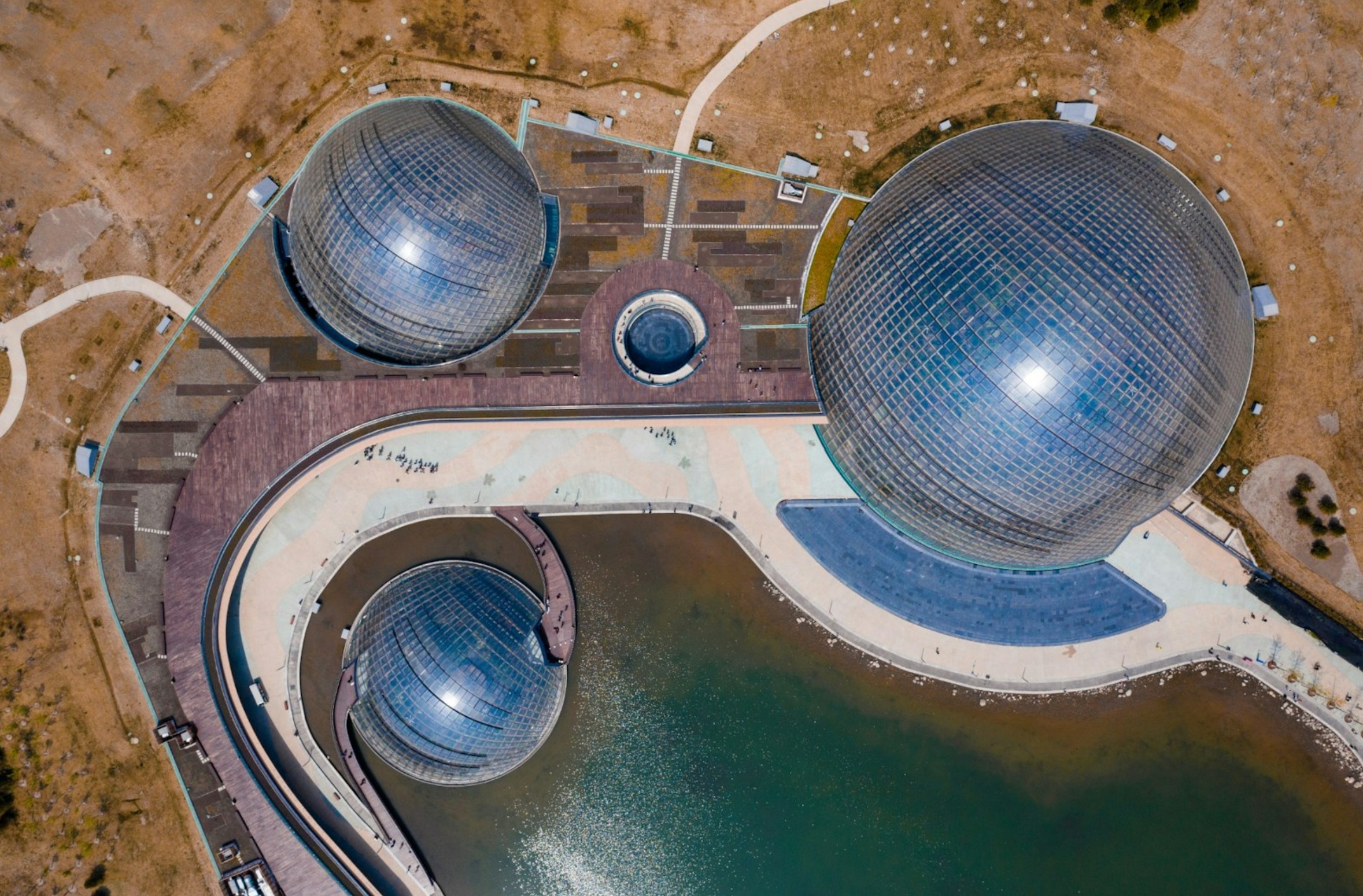 Mega Dome Aerial View